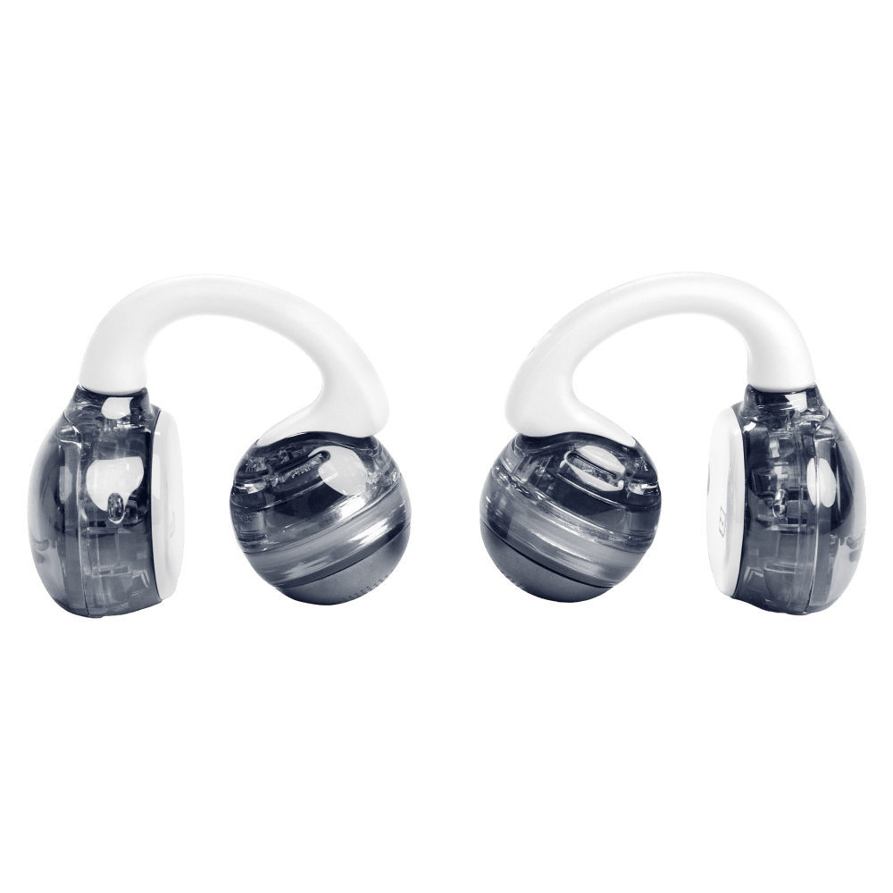 Wholesale cell phone accessory JBL - Soundgear Clips Open Ear Wireless Headphones - White