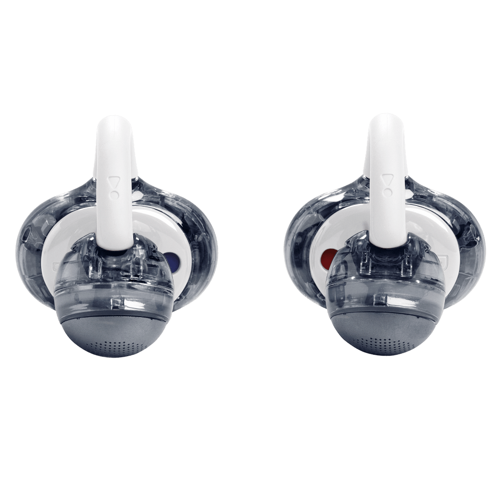 Wholesale cell phone accessory JBL - Soundgear Clips Open Ear Wireless Headphones - White