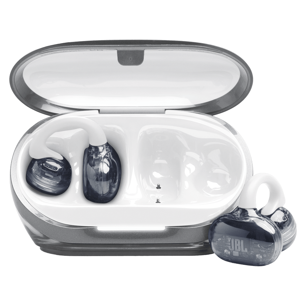 Wholesale cell phone accessory JBL - Soundgear Clips Open Ear Wireless Headphones - White