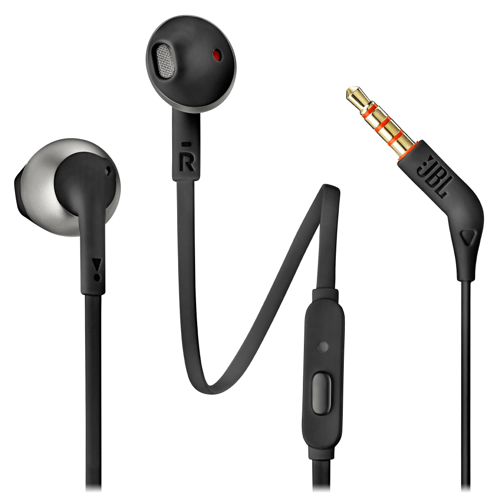 Wholesale cell phone accessory JBL - Tune 205 In Ear Headphones - Black