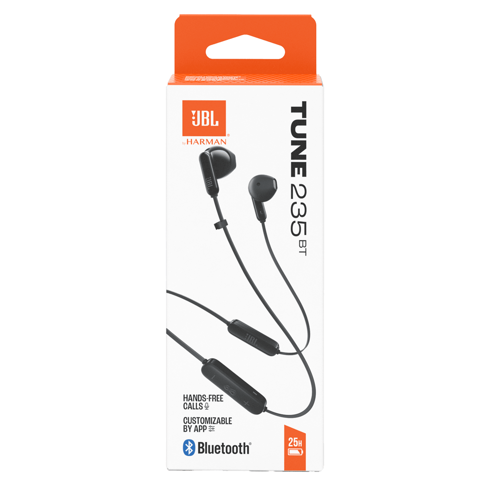 Wholesale cell phone accessory JBL - Tune 235BT Bluetooth In Ear Headphones - Black