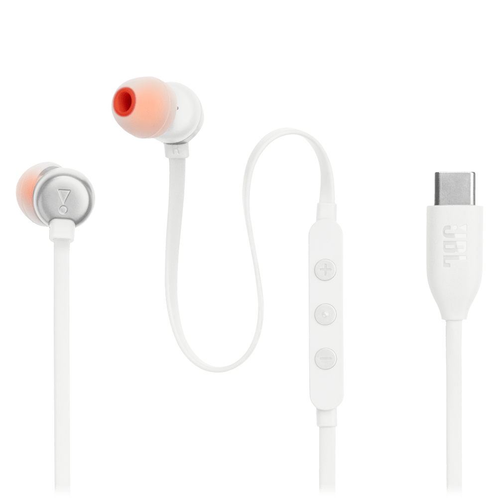 Wholesale cell phone accessory JBL - Tune 310C Wired In Ear Headphones - White