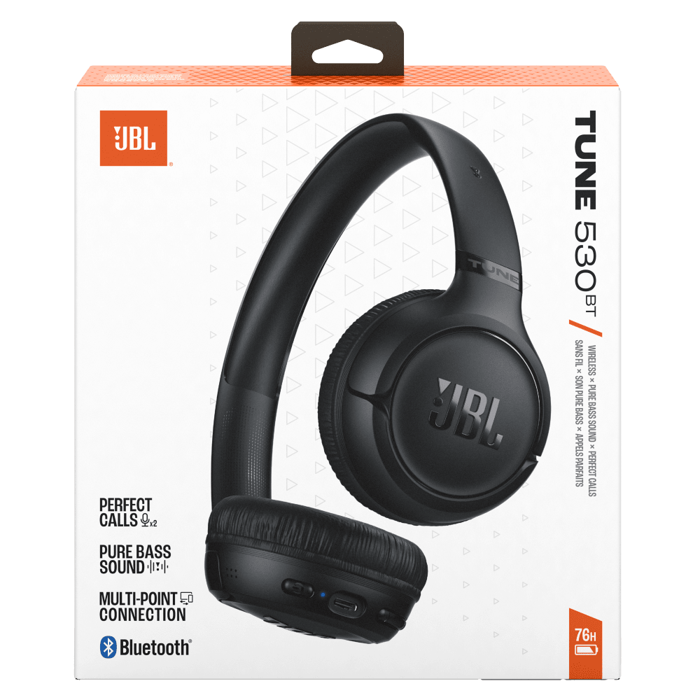 Wholesale cell phone accessory JBL - Tune 530BT Wireless On Ear Bluetooth Headphones - Black
