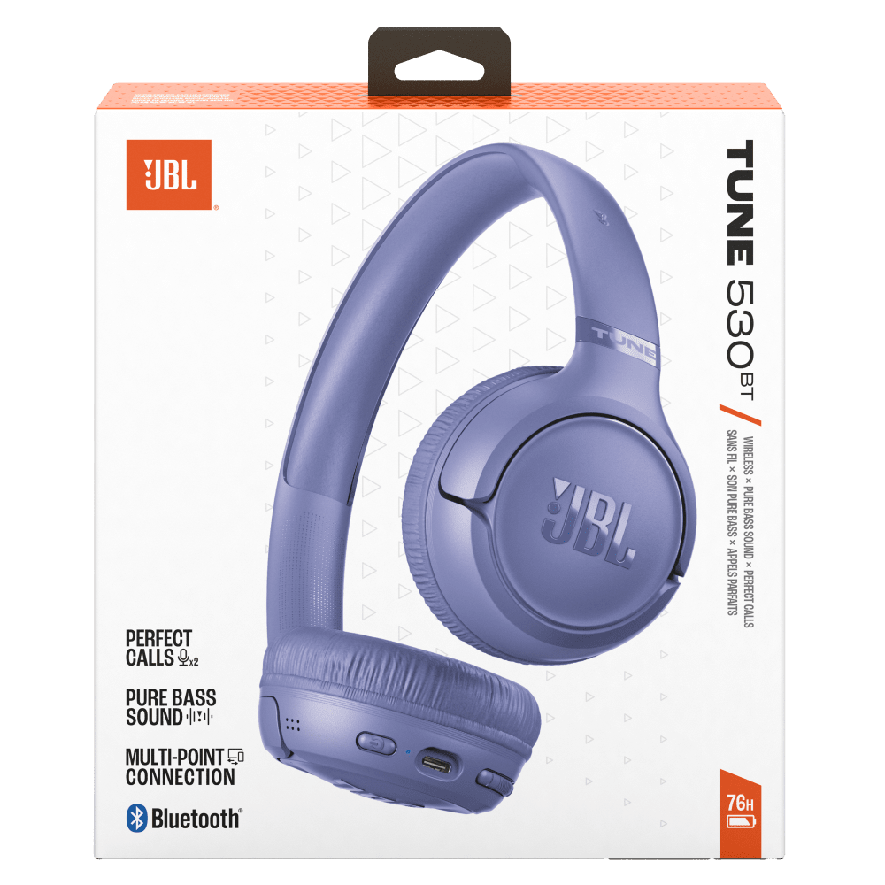 Wholesale cell phone accessory JBL - Tune 530BT Wireless On Ear Bluetooth Headphones - Lavender