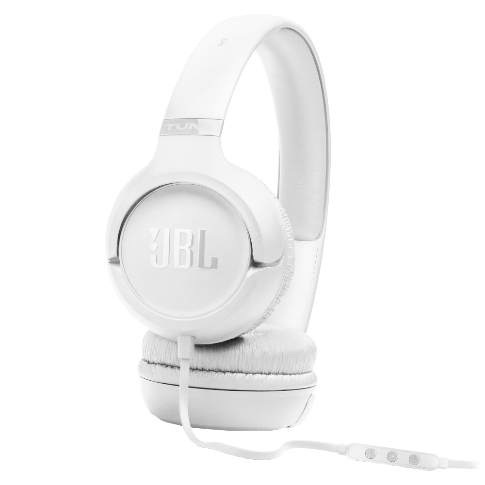 Wholesale cell phone accessory JBL - Tune 530C Wired On Ear Headphones - White