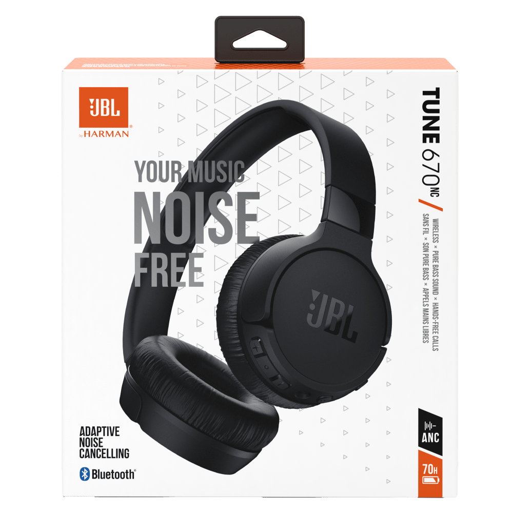 Wholesale cell phone accessory JBL - Tune 670NC On Ear Bluetooth Headphones - Black