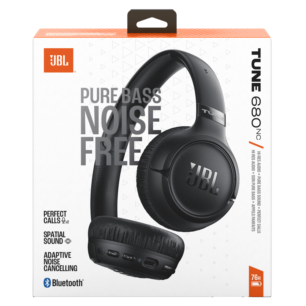 Wholesale cell phone accessory JBL - Tune 680NC On Ear Bluetooth Headphones - Black