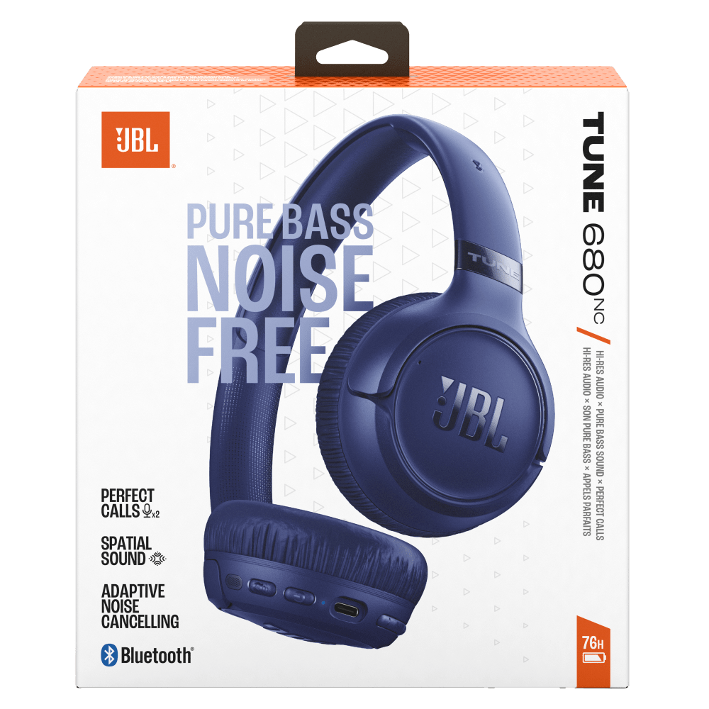 Wholesale cell phone accessory JBL - Tune 680NC On Ear Bluetooth Headphones - Blue