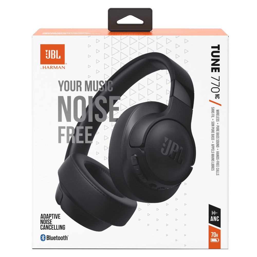 Wholesale cell phone accessory JBL - Tune 770NC Wireless Over Ear Bluetooth Headphones - Black