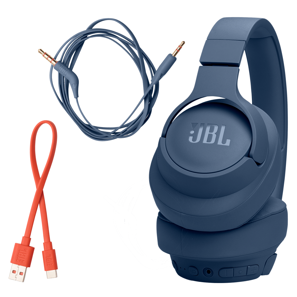 Wholesale cell phone accessory JBL - Tune 770NC Wireless Over Ear Bluetooth Headphones - Blue