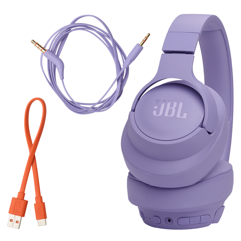 Wholesale cell phone accessory JBL - Tune 770NC Wireless Over Ear Bluetooth Headphones - Purple