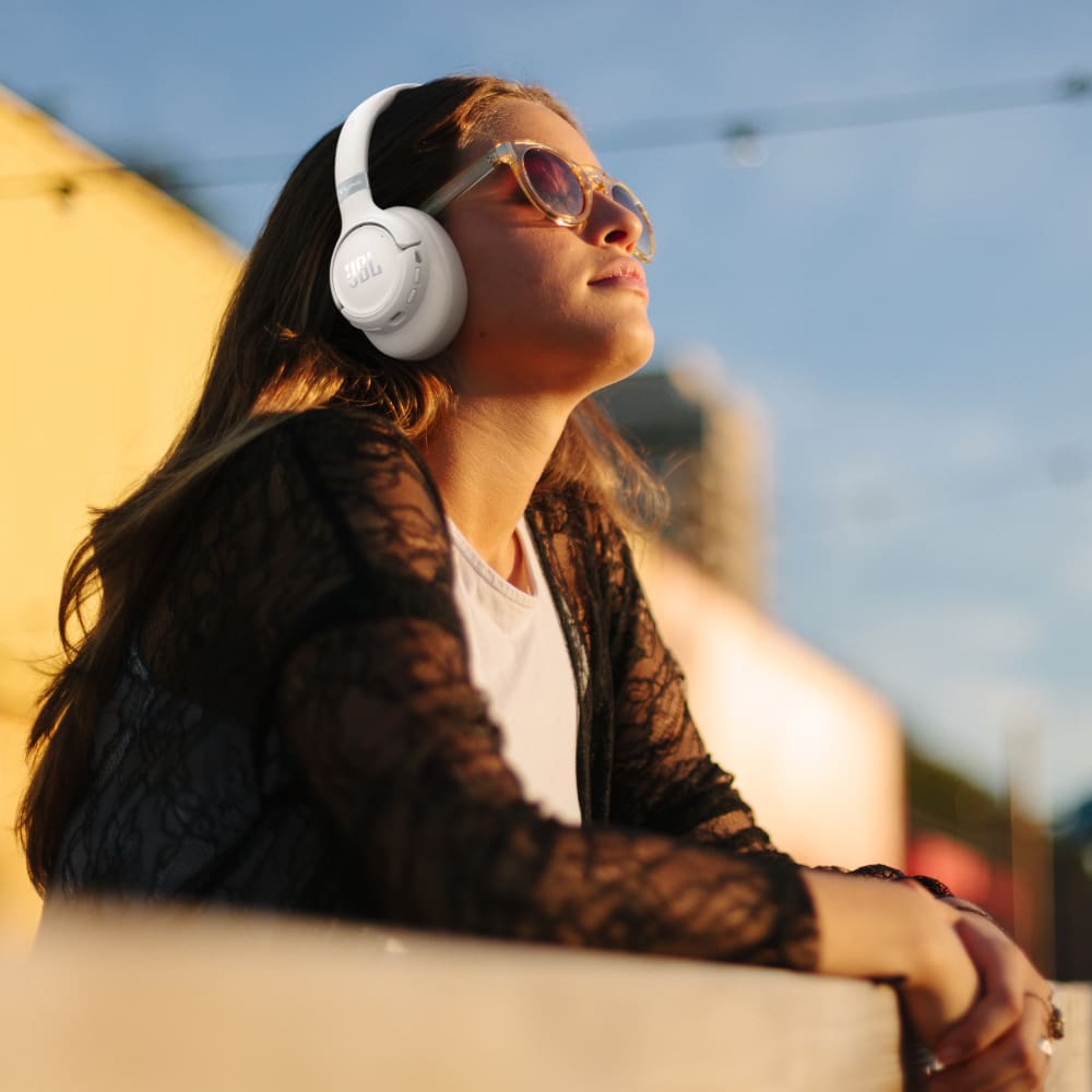 Wholesale cell phone accessory JBL - Tune 780NC Wireless Over Ear Bluetooth Headphones - White