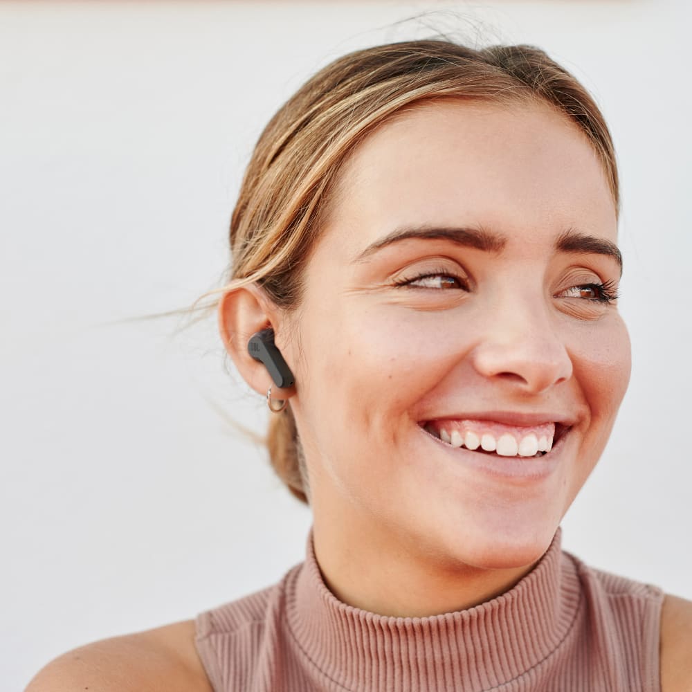 Wholesale cell phone accessory JBL - Vibe Beam True Wireless Earbuds - Black