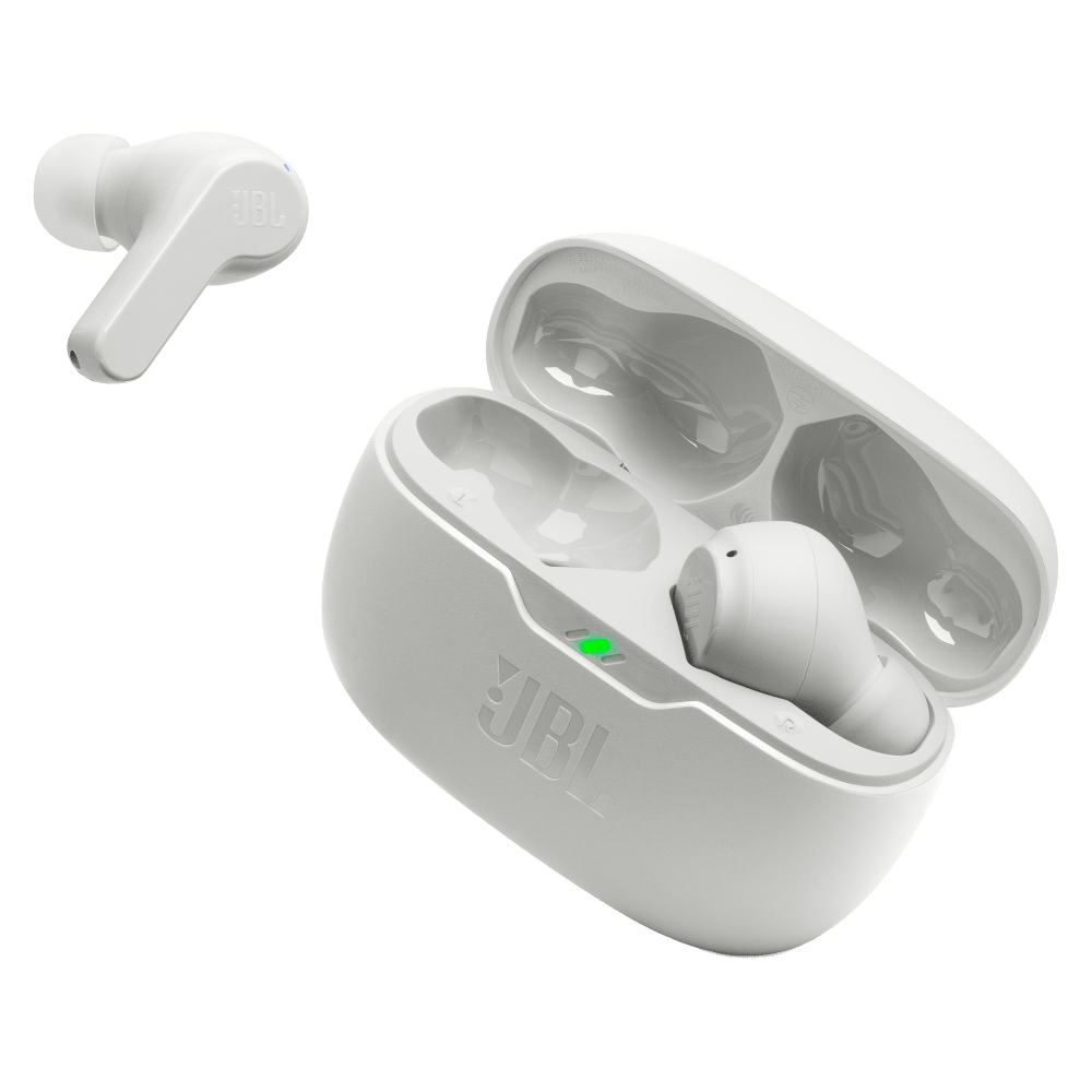 Wholesale cell phone accessory JBL - Vibe Beam True Wireless Earbuds - White