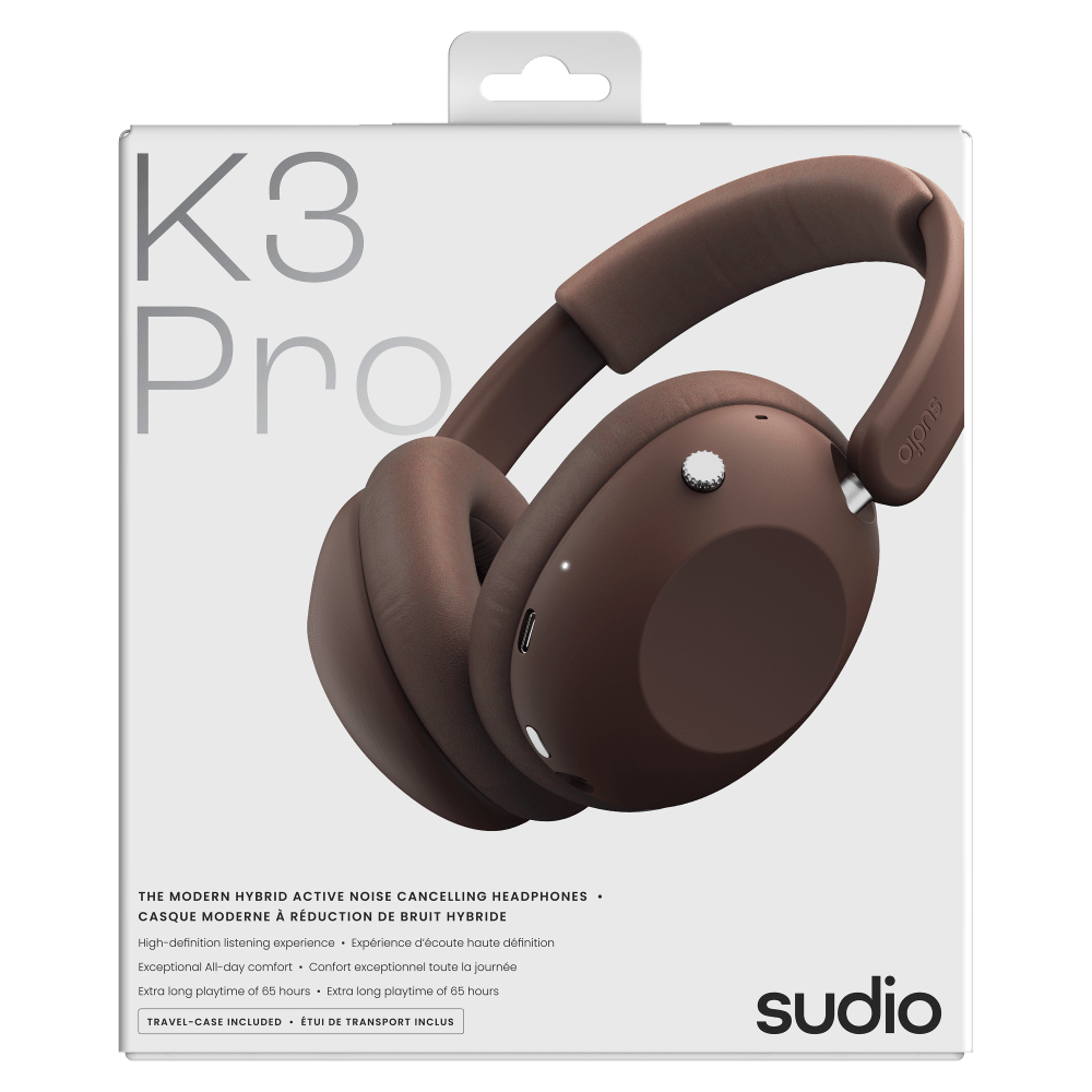 Wholesale cell phone accessory Sudio - K3 Pro Noise Cancelling Bluetooth Headphones - Cherry