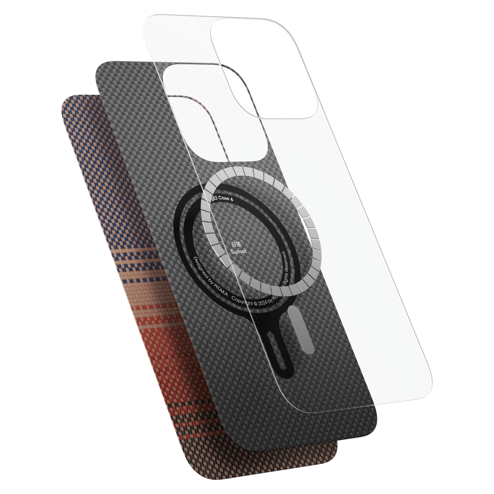 Wholesale cell phone accessory Pitaka - MagEZ Case 6 MagSafe Case for Apple iPhone 16 - Sunset