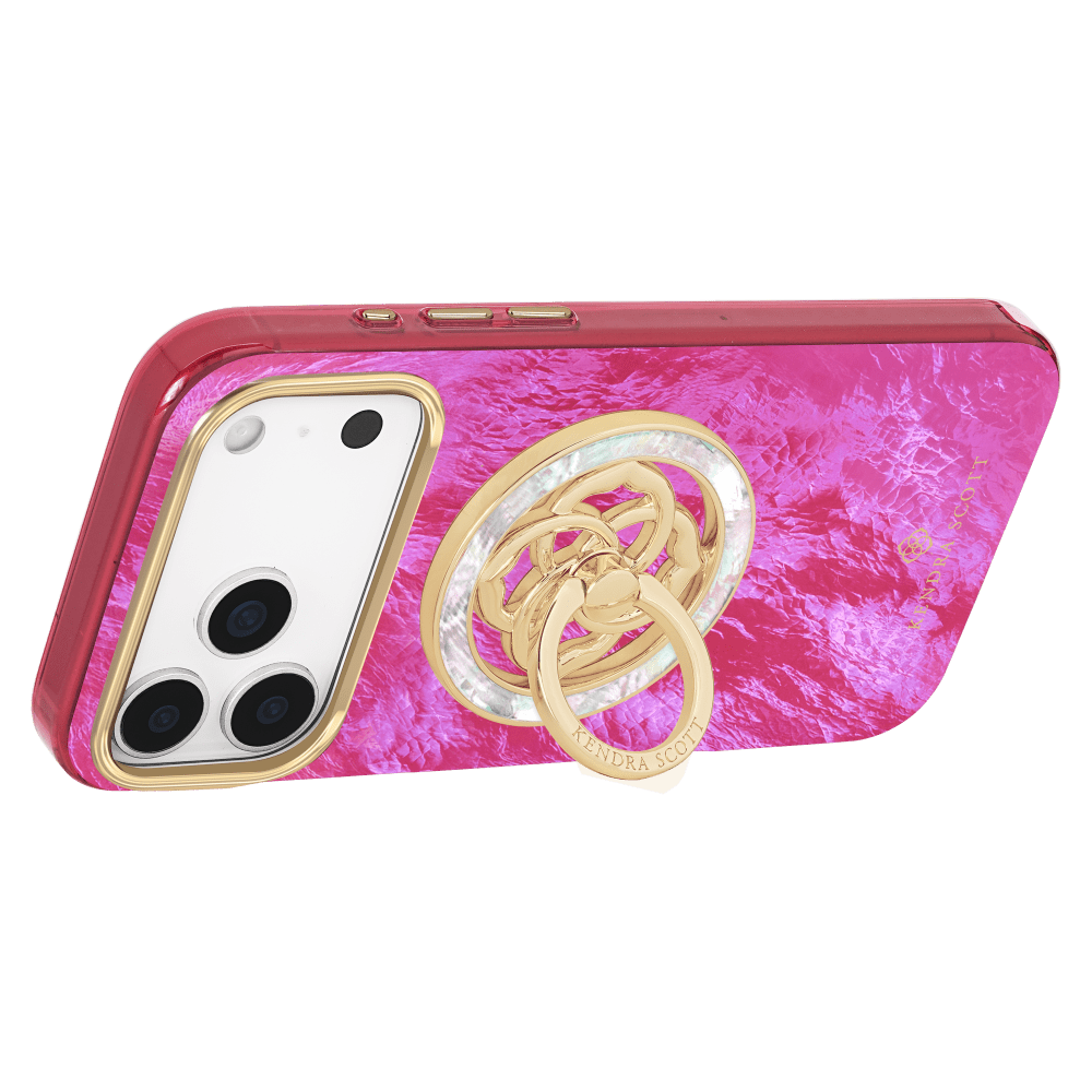 Wholesale cell phone accessory Kendra Scott - Magnetic MagSafe Ring Stand - Gold Mother of