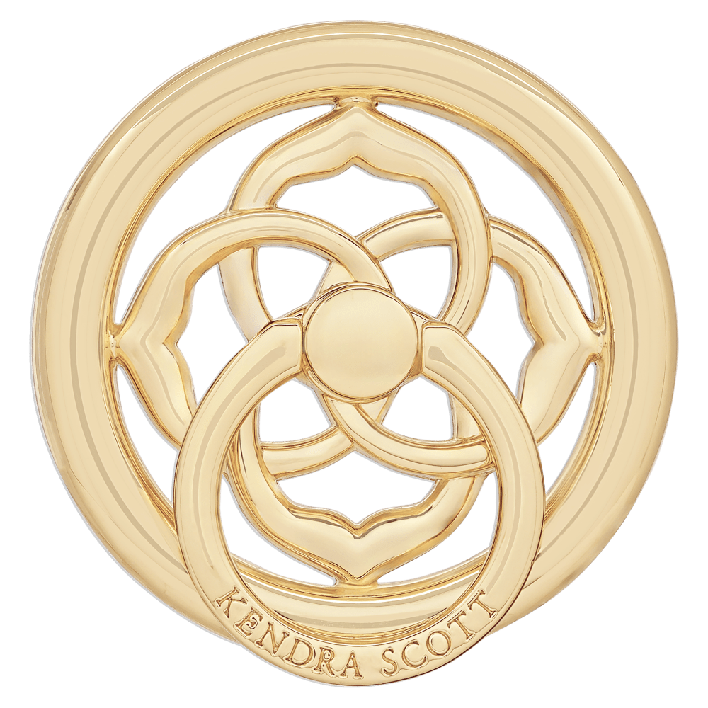 Wholesale cell phone accessory Kendra Scott - Magnetic MagSafe Ring Stand - Gold Medallion