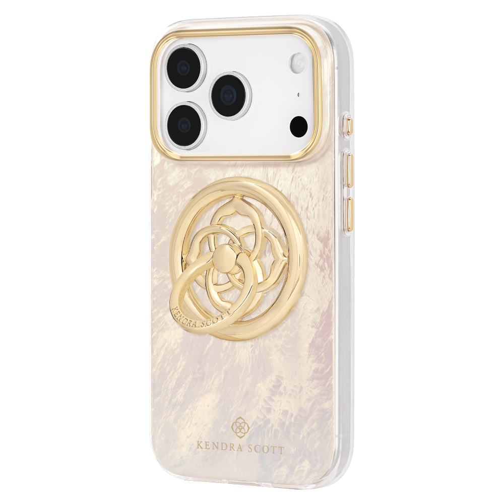 Wholesale cell phone accessory Kendra Scott - Magnetic MagSafe Ring Stand - Gold Medallion