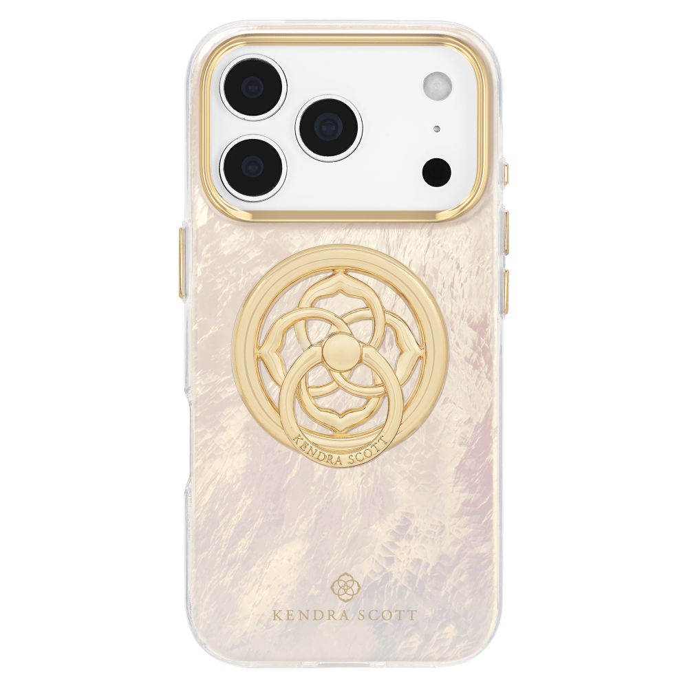 Wholesale cell phone accessory Kendra Scott - Magnetic MagSafe Ring Stand - Gold Medallion