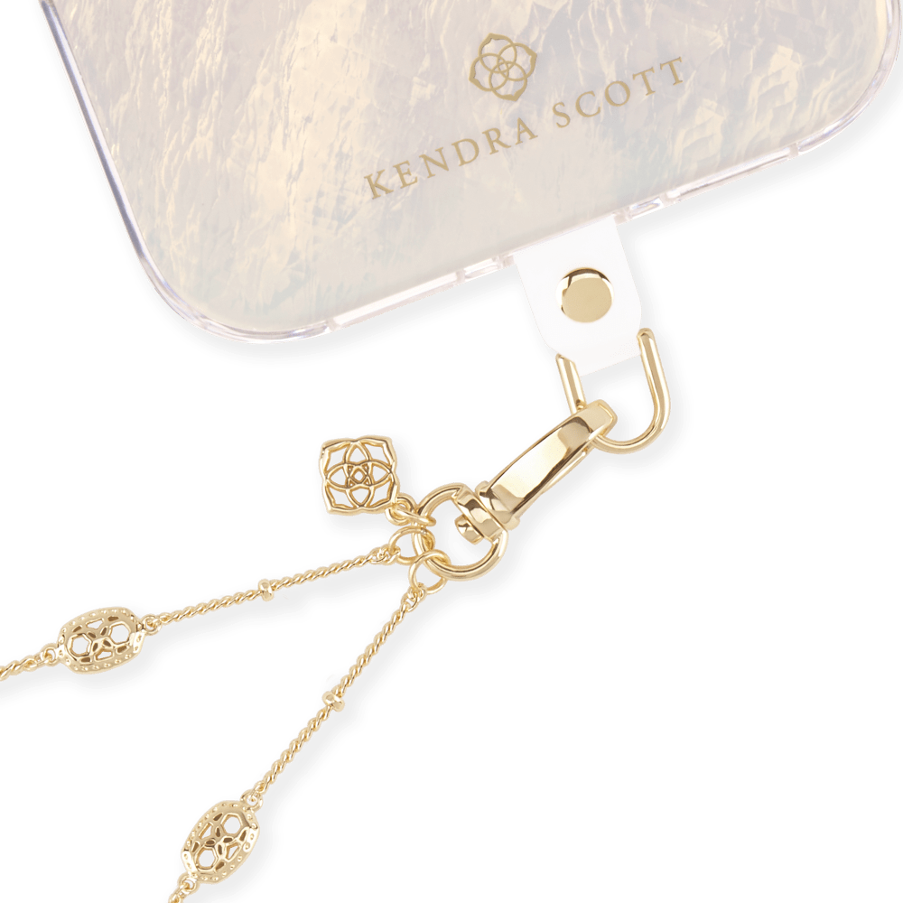 Wholesale cell phone accessory Kendra Scott - Anchor Card Phone Wristlet - Emilie Filigree
