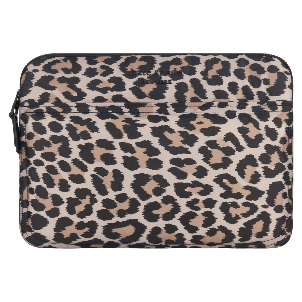 Wholesale cell phone accessory Kate Spade - Puffer Sleeve for Laptops 16in - Classic Leopard