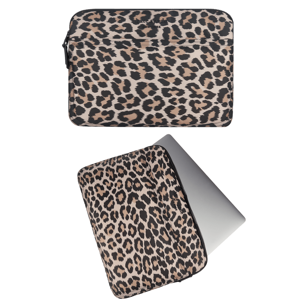 Wholesale cell phone accessory Kate Spade - Puffer Sleeve for Laptops 16in - Classic Leopard