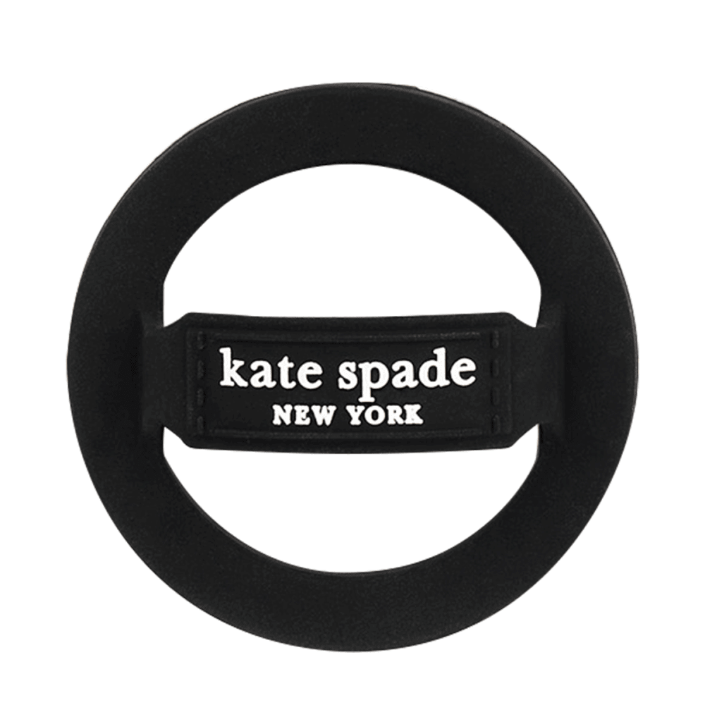 Wholesale cell phone accessory Kate Spade - Magnetic Loop Grip - Black