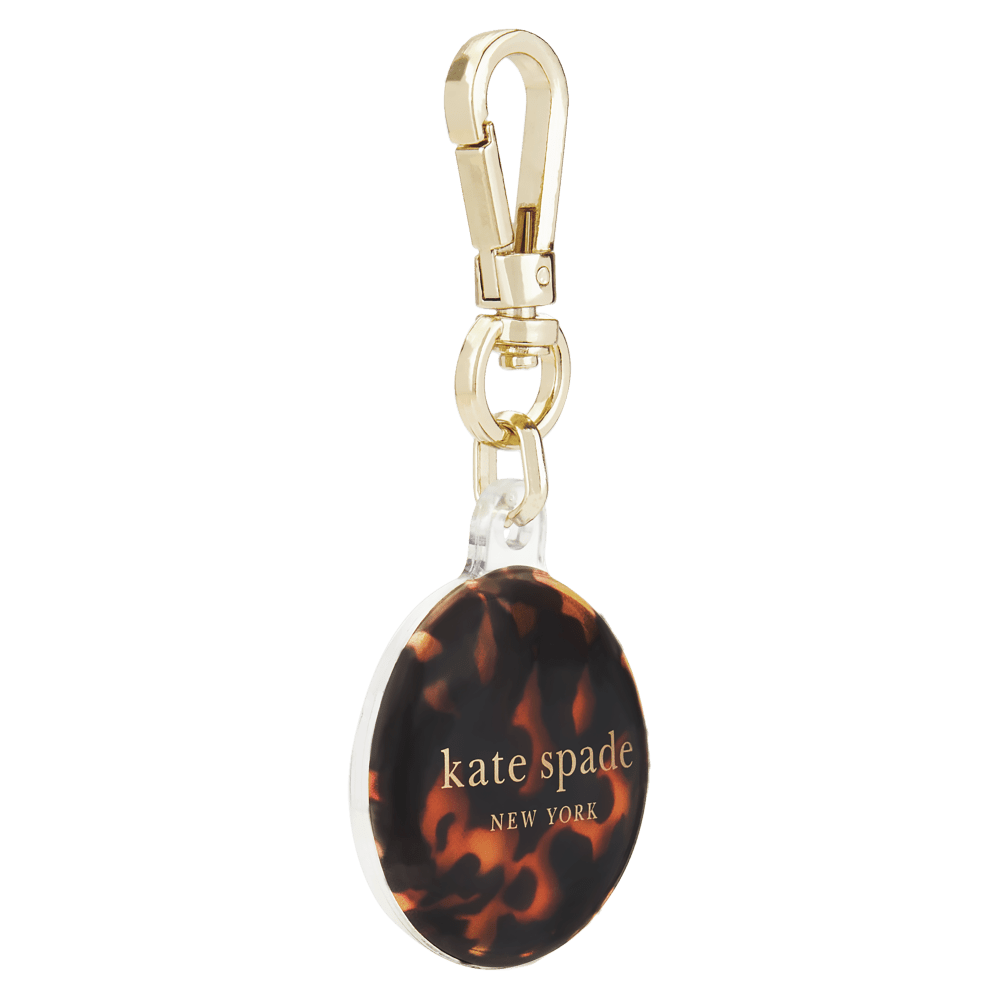 Wholesale cell phone accessory Kate Spade - Keychain Holder for Apple AirTag - Tortoise