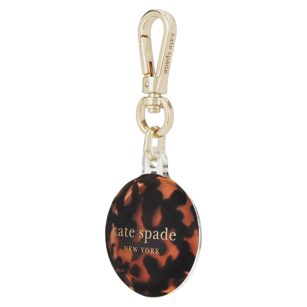 Wholesale cell phone accessory Kate Spade - Keychain Holder for Apple AirTag - Tortoise