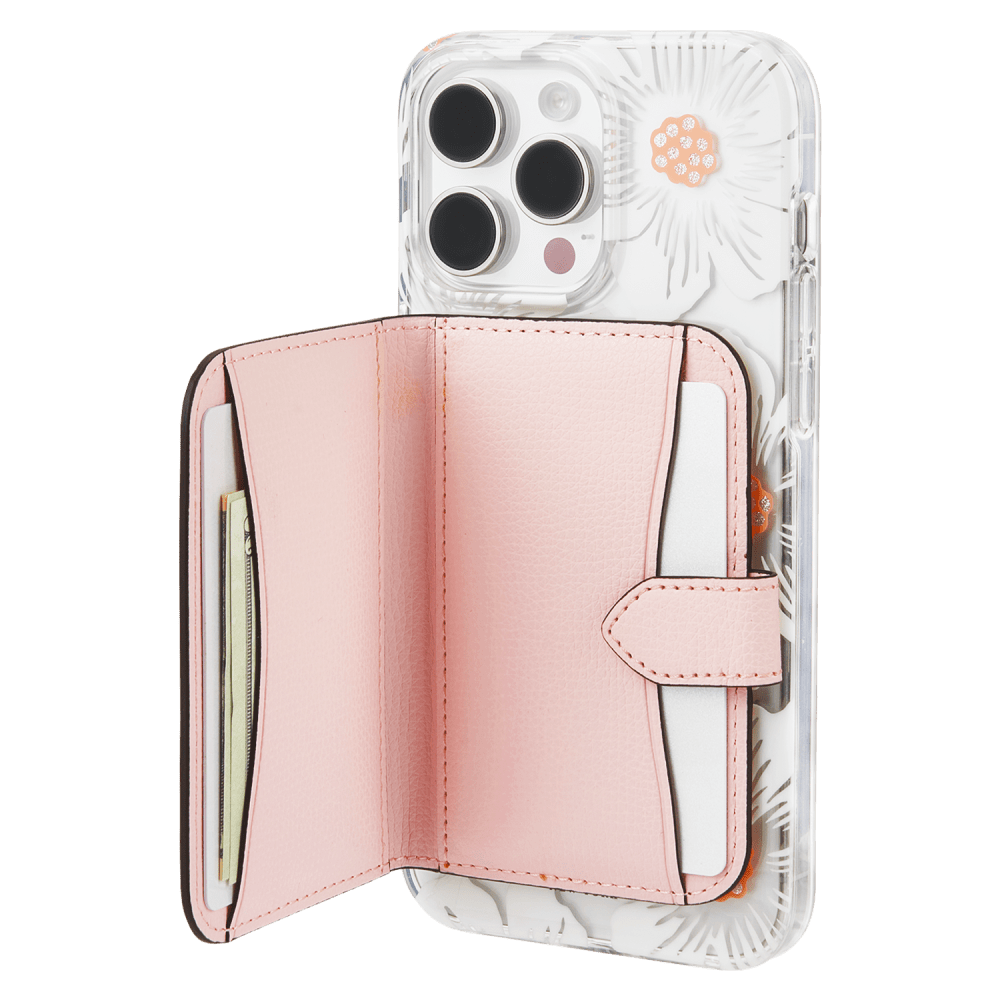 Wholesale cell phone accessory Kate Spade - Morgan Magnetic Wallet - Chalk Pink