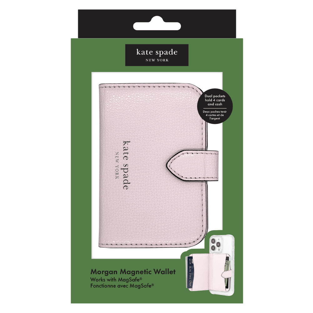 Wholesale cell phone accessory Kate Spade - Morgan Magnetic Wallet - Chalk Pink