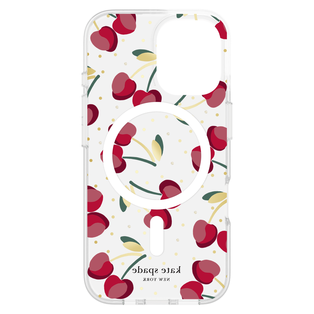 Wholesale cell phone accessory Kate Spade - Protective MagSafe Case for Apple iPhone 16 - Cherry