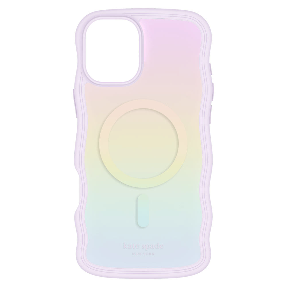 Wholesale cell phone accessory Kate Spade - Wavy MagSafe Case for Apple iPhone 16 Plus - Opal