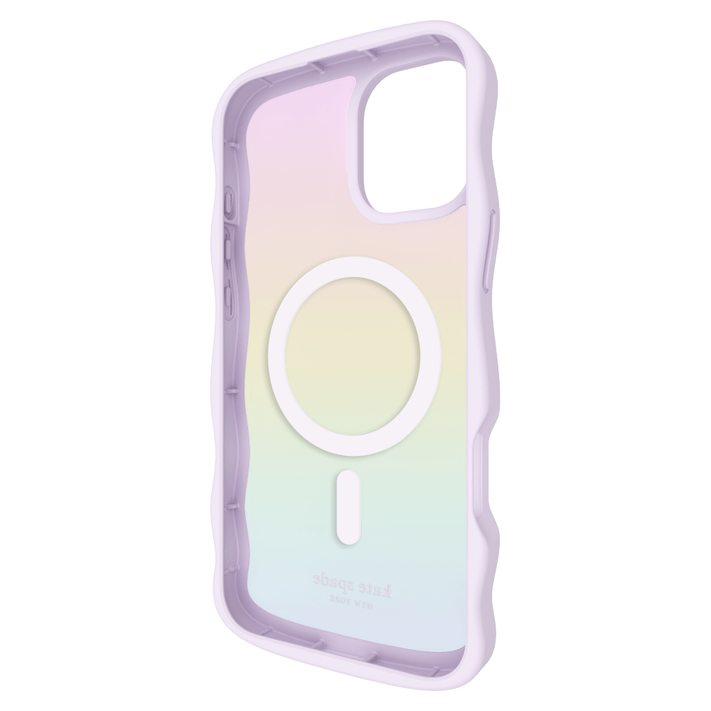 Wholesale cell phone accessory Kate Spade - Wavy MagSafe Case for Apple iPhone 16 Plus - Opal