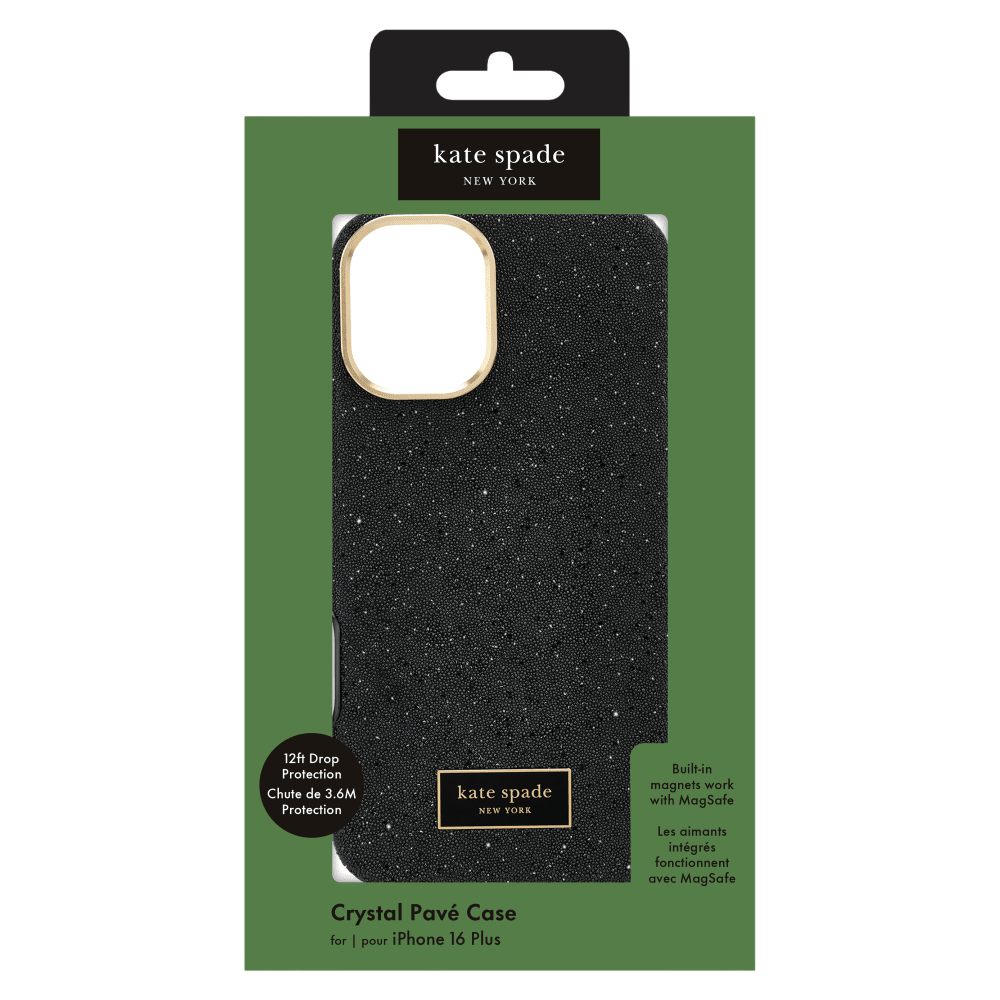 Wholesale cell phone accessory Kate Spade - Crystal Pave MagSafe Case for Apple iPhone 16 Plus