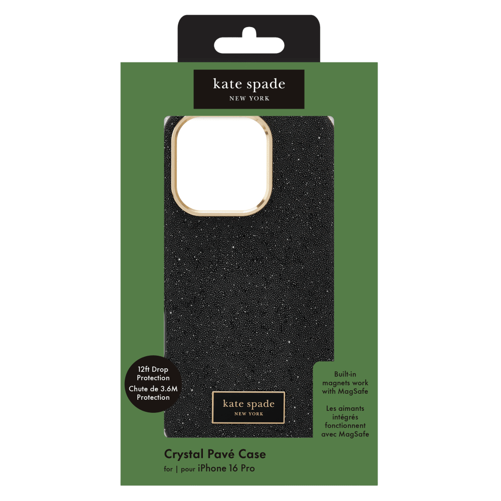 Wholesale cell phone accessory Kate Spade - Crystal Pave MagSafe Case for Apple iPhone 16 Pro