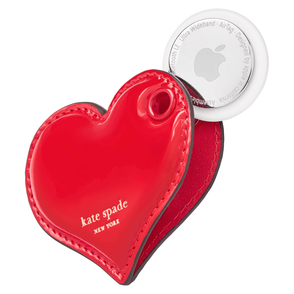 Wholesale cell phone accessory Kate Spade - Charm Keychain for Apple AirTag - Heart