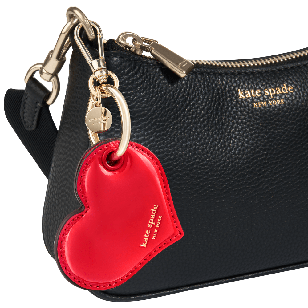 Wholesale cell phone accessory Kate Spade - Charm Keychain for Apple AirTag - Heart