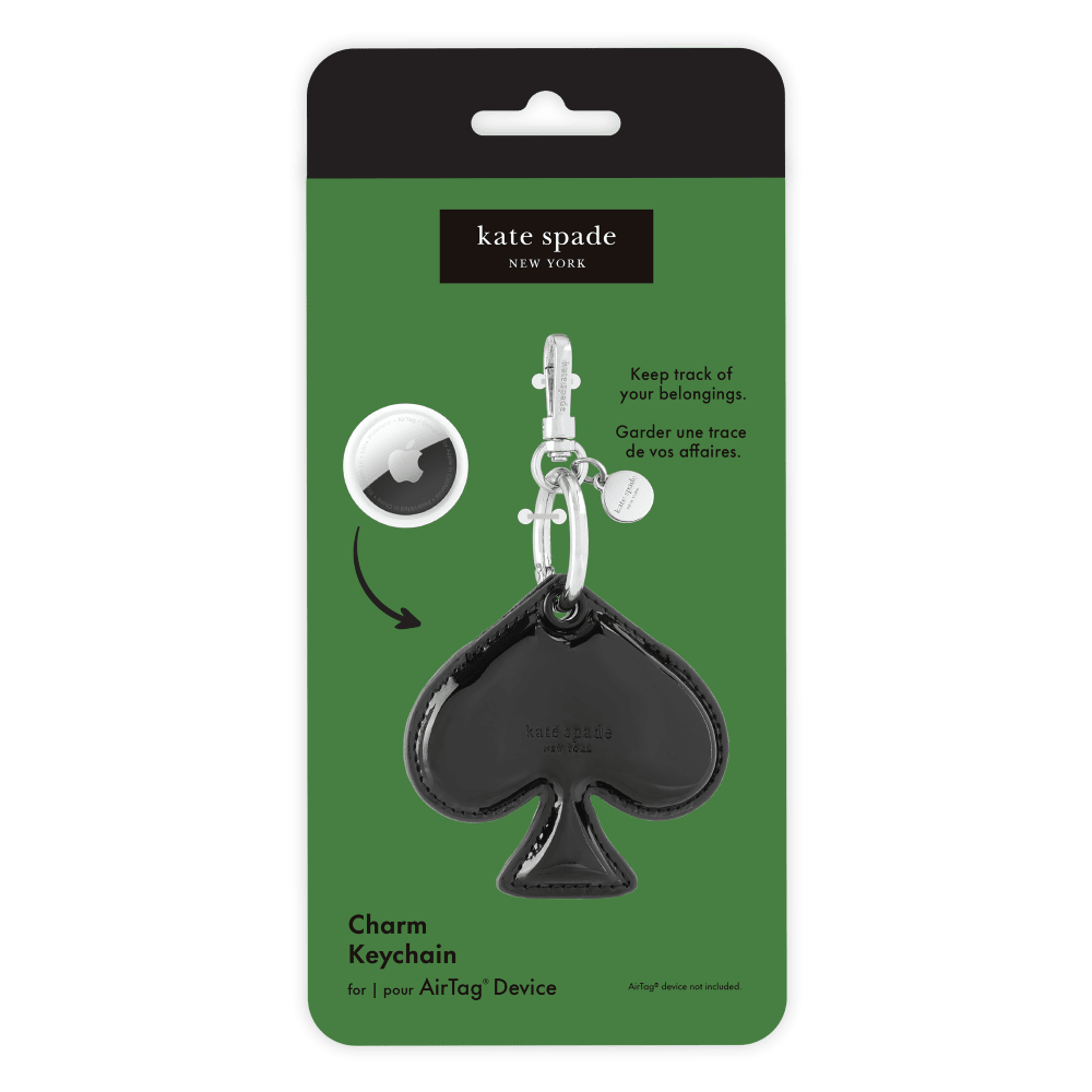 Wholesale cell phone accessory Kate Spade - Charm Keychain for Apple AirTag - Spade