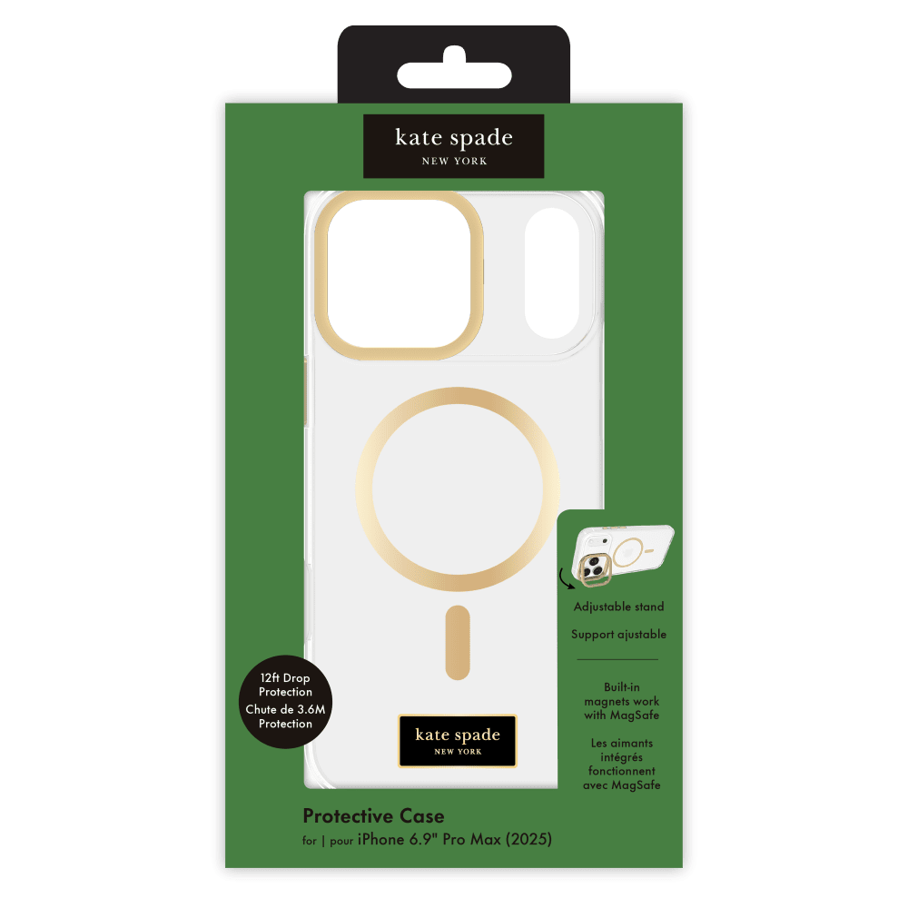 Wholesale cell phone accessory Kate Spade - Protective MagSafe Case with Stand for Apple iPhone