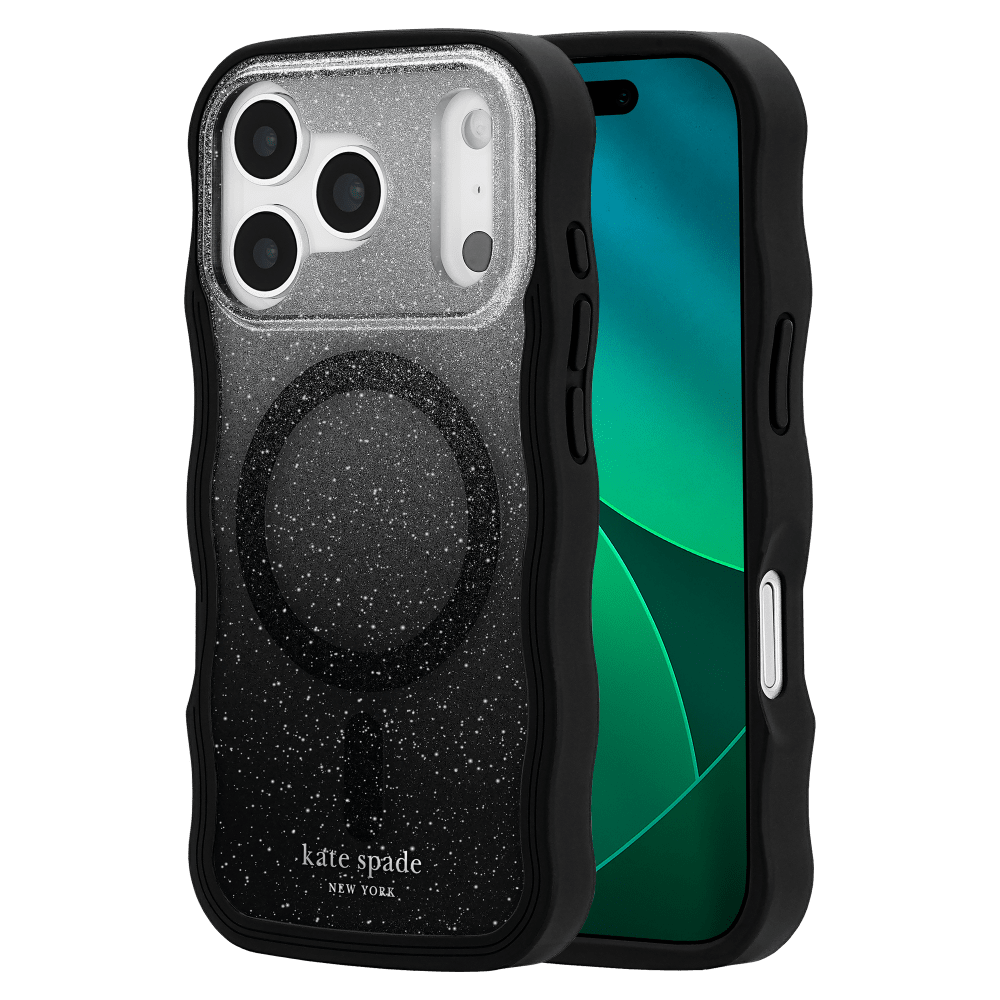 Wholesale cell phone accessory Kate Spade - Wavy MagSafe Case for Apple iPhone 17 Pro - Nightfall