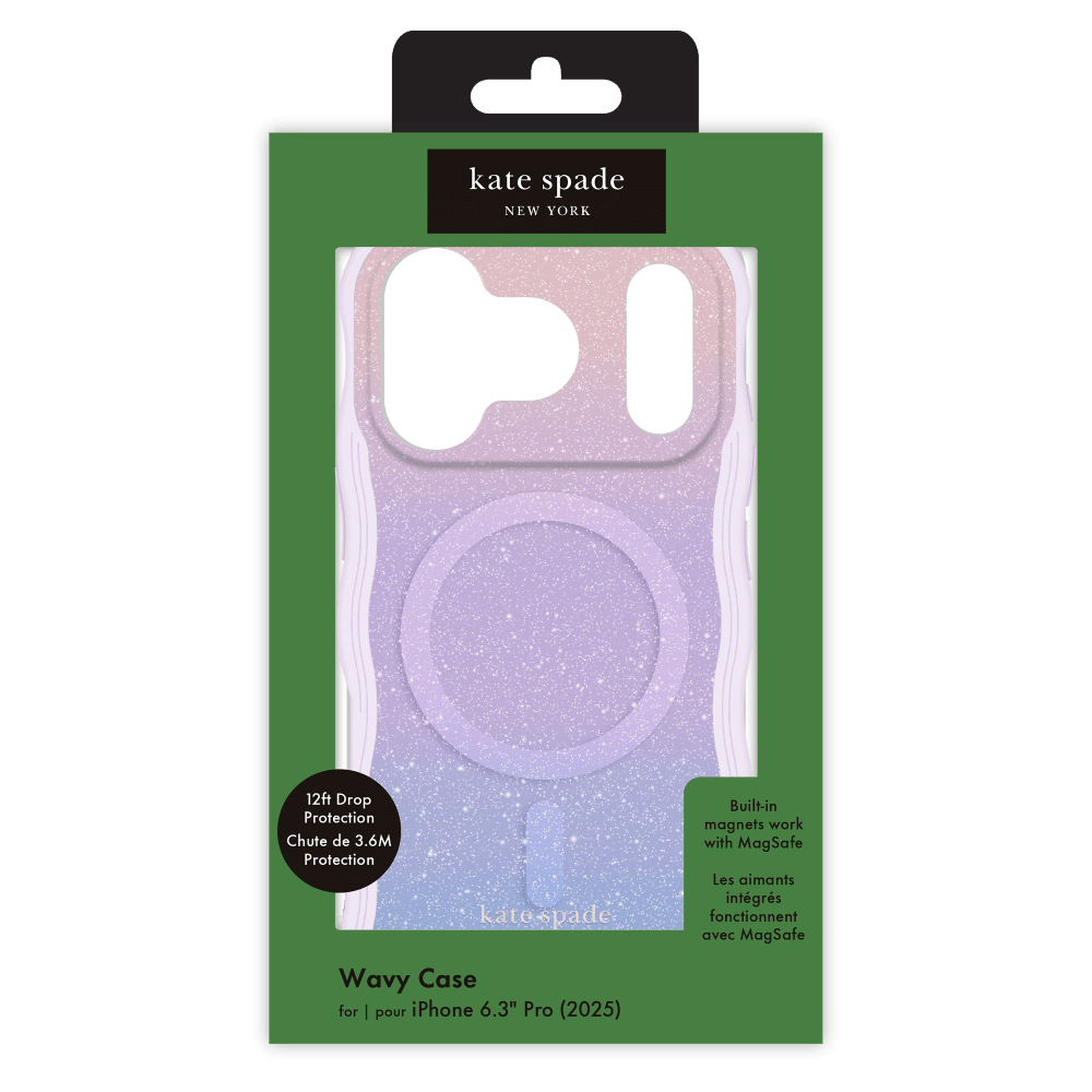 Wholesale cell phone accessory Kate Spade - Wavy MagSafe Case for Apple iPhone 17 Pro - Opal