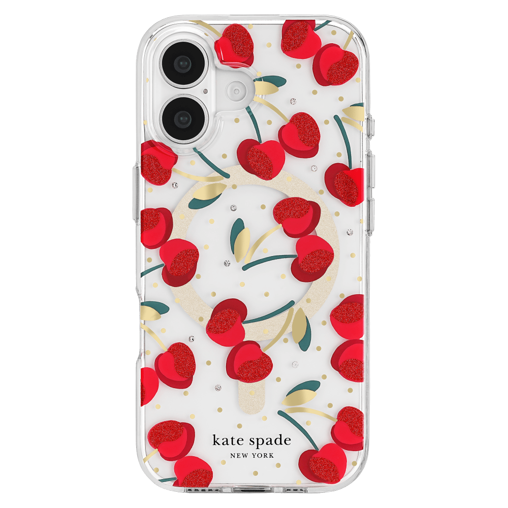 Wholesale cell phone accessory Kate Spade - Protective MagSafe Case for Apple iPhone 17 - Cherry