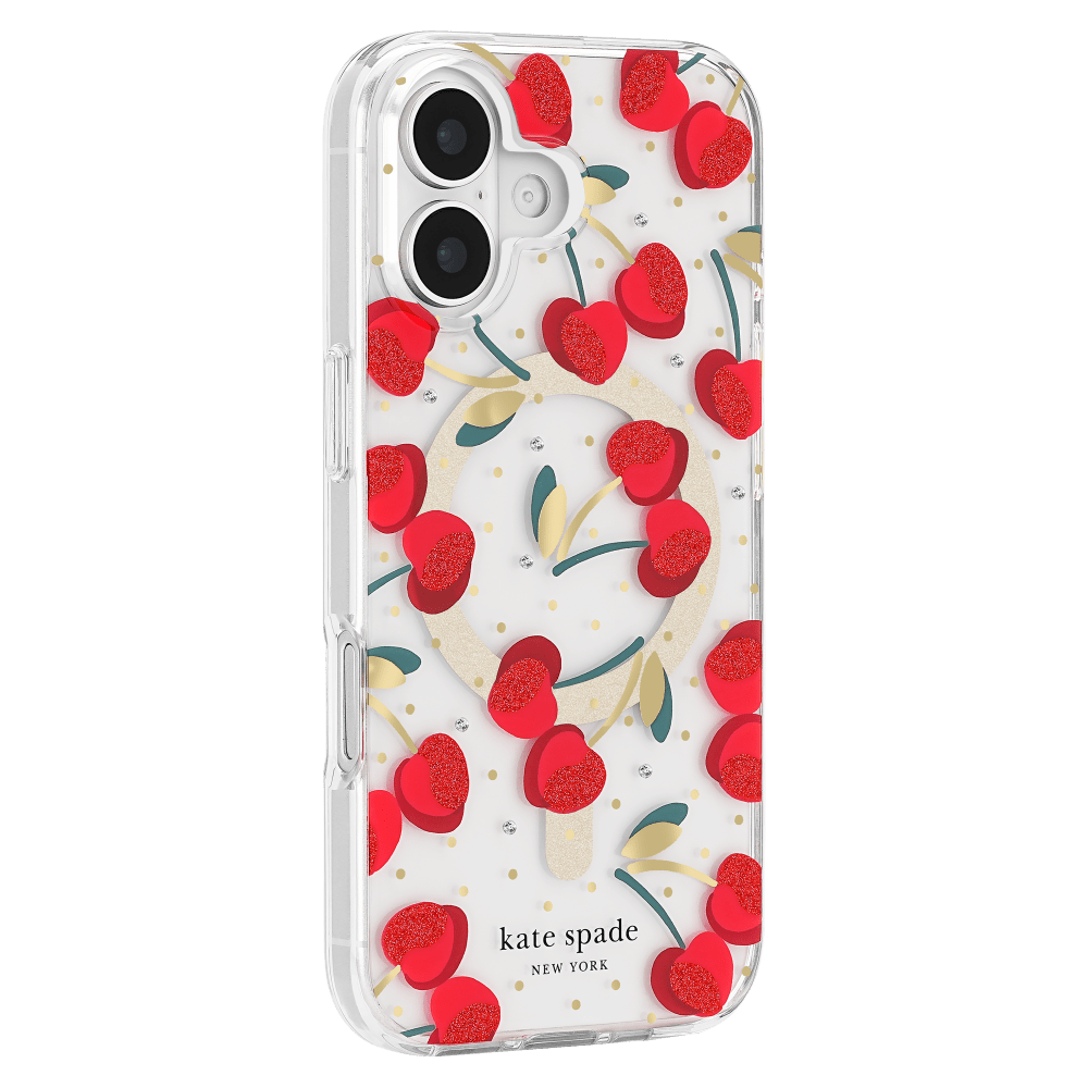 Wholesale cell phone accessory Kate Spade - Protective MagSafe Case for Apple iPhone 17 - Cherry