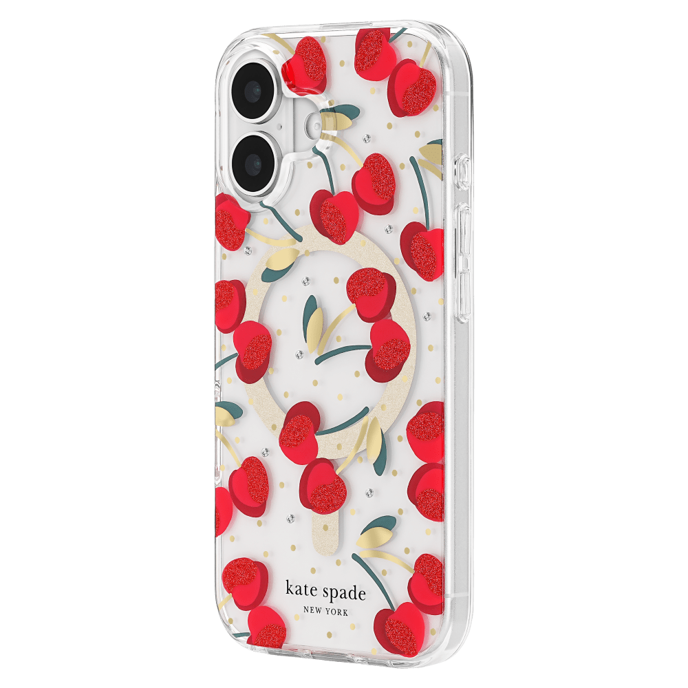 Wholesale cell phone accessory Kate Spade - Protective MagSafe Case for Apple iPhone 17 - Cherry