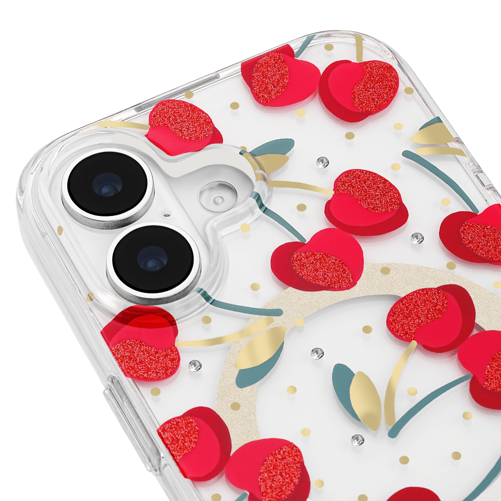 Wholesale cell phone accessory Kate Spade - Protective MagSafe Case for Apple iPhone 17 - Cherry
