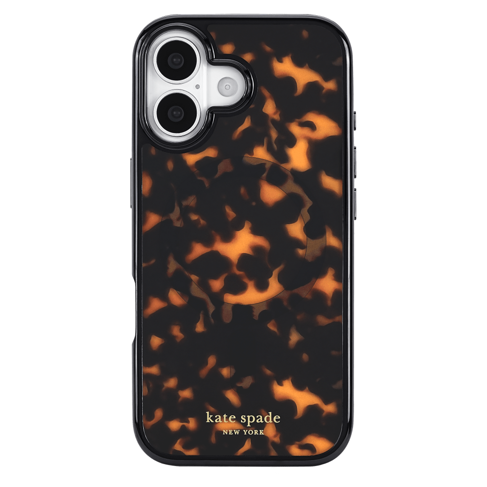 Wholesale cell phone accessory Kate Spade - Protective MagSafe Case for Apple iPhone 17 - Tortoise