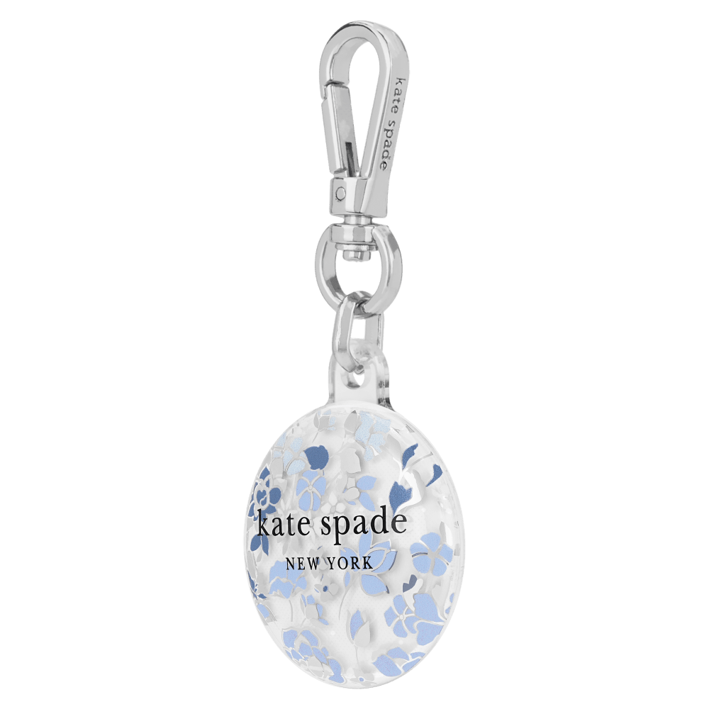 Wholesale cell phone accessory Kate Spade - Keychain Holder for Apple AirTag - Flowerbed Blue
