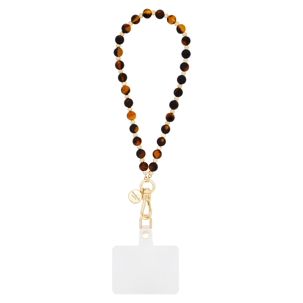 Wholesale cell phone accessory Kate Spade - Anchor Card Phone Charm - Tortoise